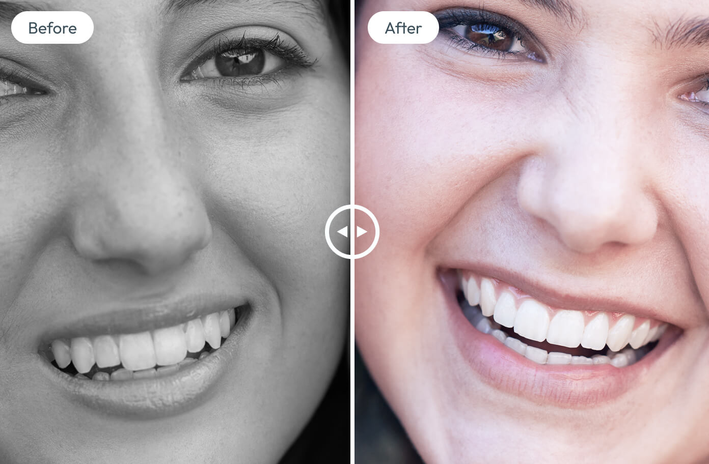 Before and after results